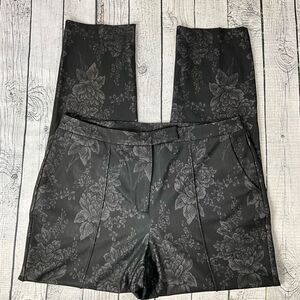 BAKU Black Floral Dress Pants